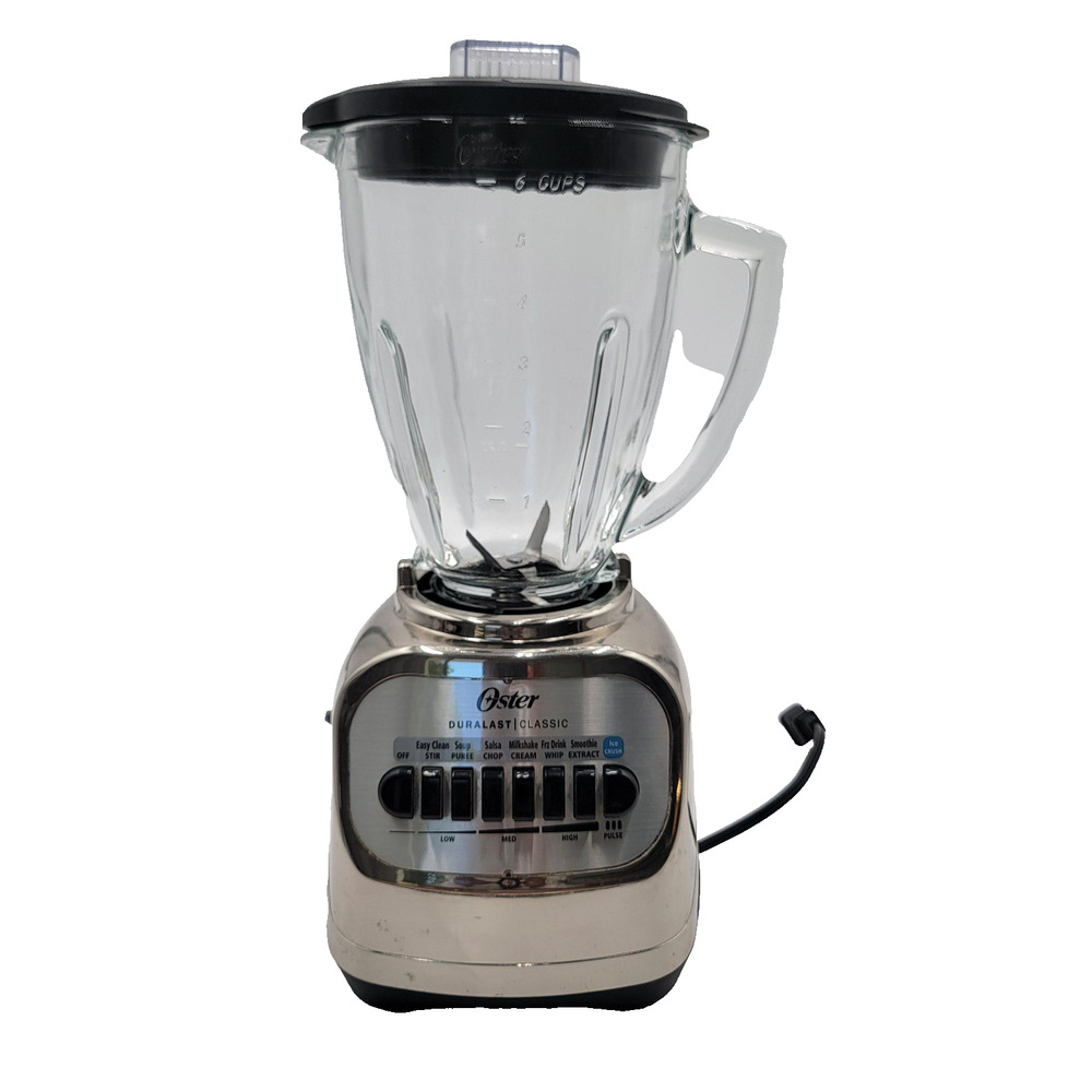 Oster Duralast Classic Glass Jar Blender BLSTCG Ice Crush 8 Speed FOR PARTS ONLY